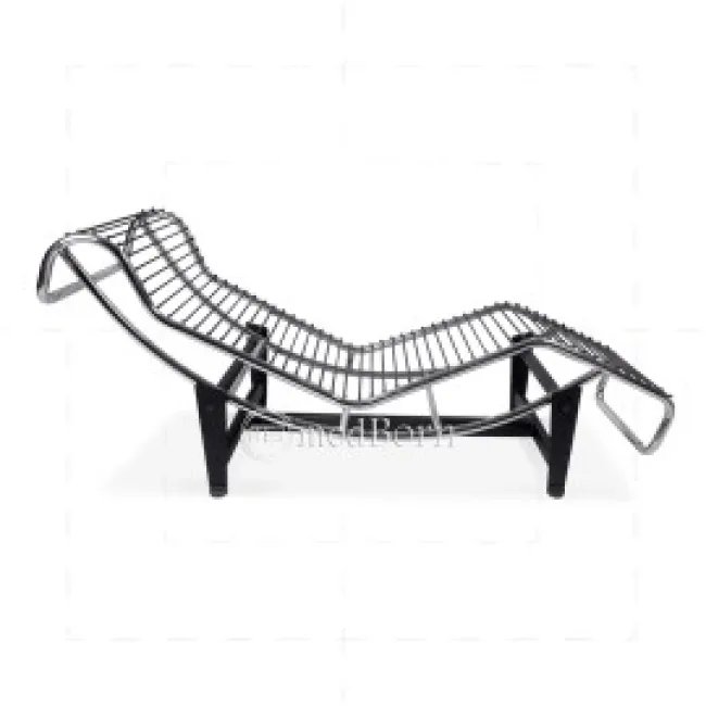 Le Corbusier Style LC4 Chaise Lounge — Braunes Leder — image 2