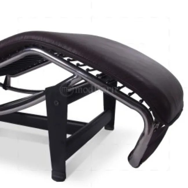 Le Corbusier Style LC4 Chaise Lounge — Braunes Leder — image 6