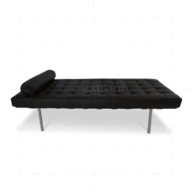 Ludwig Mies Van Der Rohe — Lit-jour Barcelona cuir noir