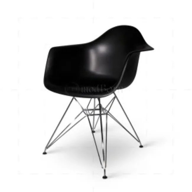 Fauteuil Eames Style DAR — Noir