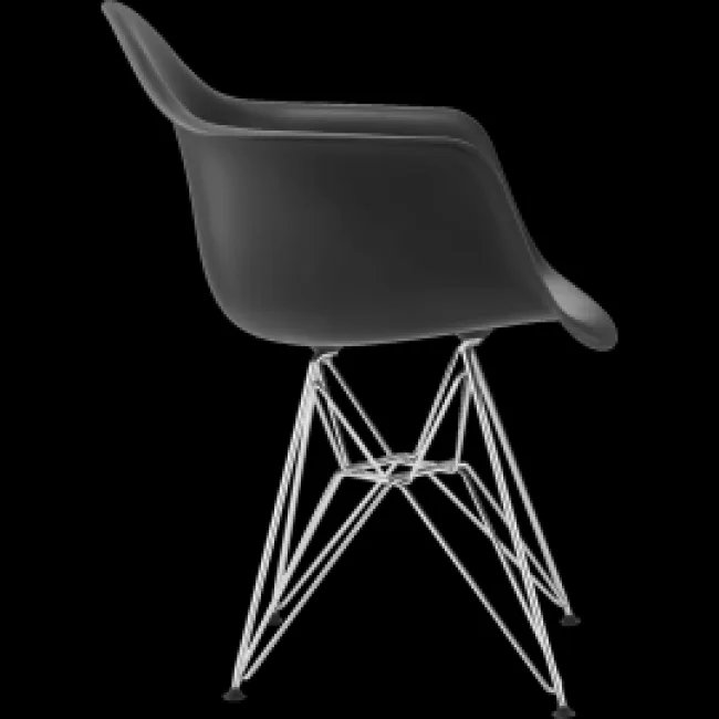 Fauteuil Eames Style DAR — Noir — image 5