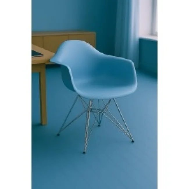 Eames Style Dining DAR Armlehnstuhl – Blau — image 2