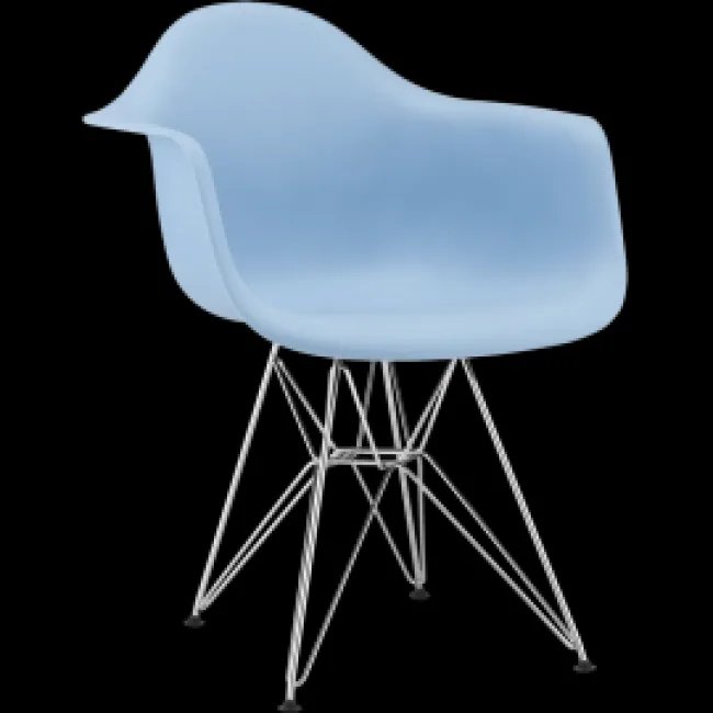 Eames Style Dining DAR Armlehnstuhl – Blau — image 4