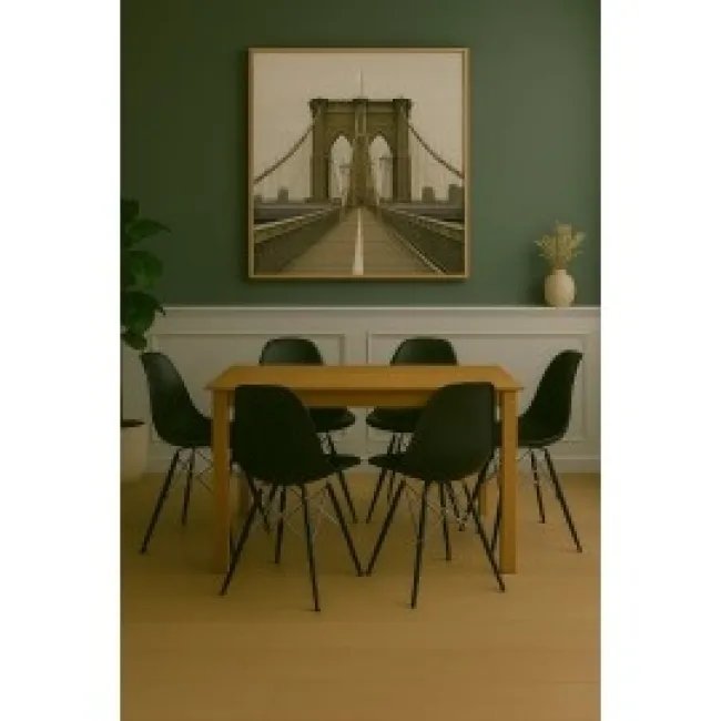 Chaise Eames Style DSR Eiffel — Noir — image 5