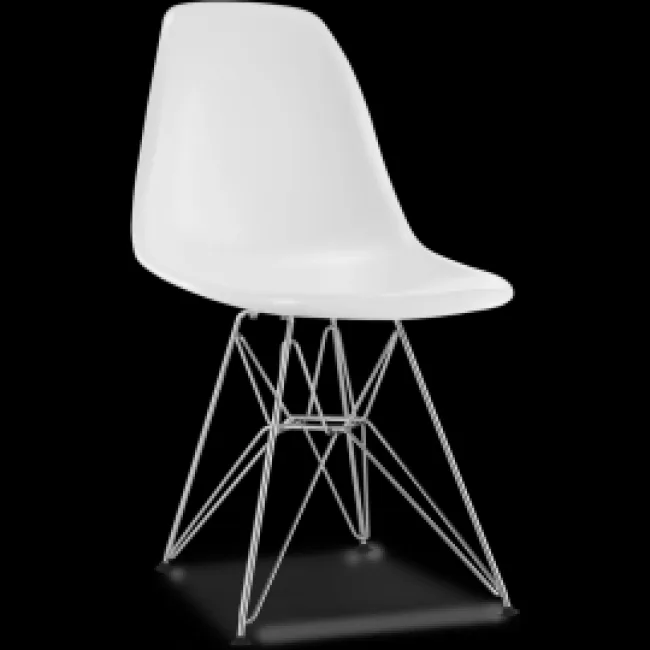 Eames Style Dining DSR Eiffel Chair White — Modborn