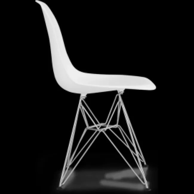 Eames Style Dining DSR Eiffel Stuhl Weiß – Modborn — image 3