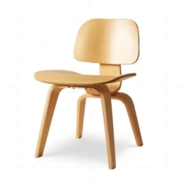 Eames Style Dining LCW Walnut Wood Chair