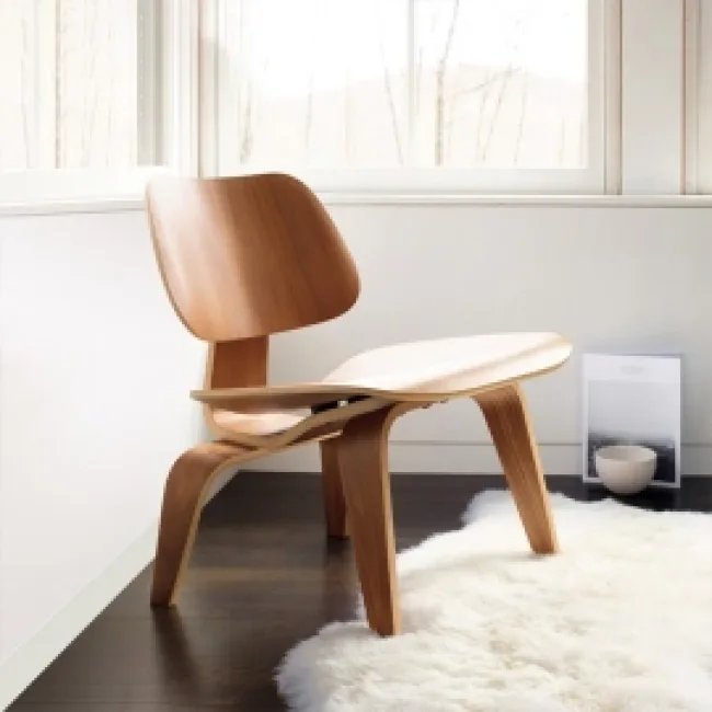 Eames Style Dining LCW Walnuss Stuhl — image 5