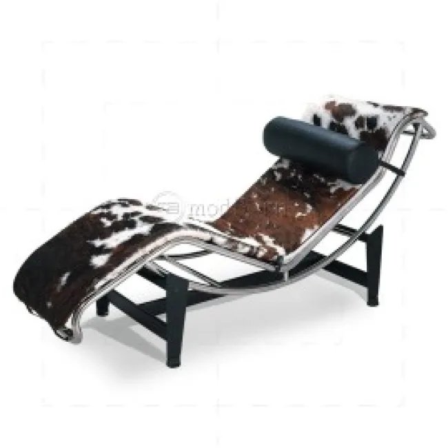 Le Corbusier Style LC4 Chaise Longue – Pony Leather | Modborn — image 2