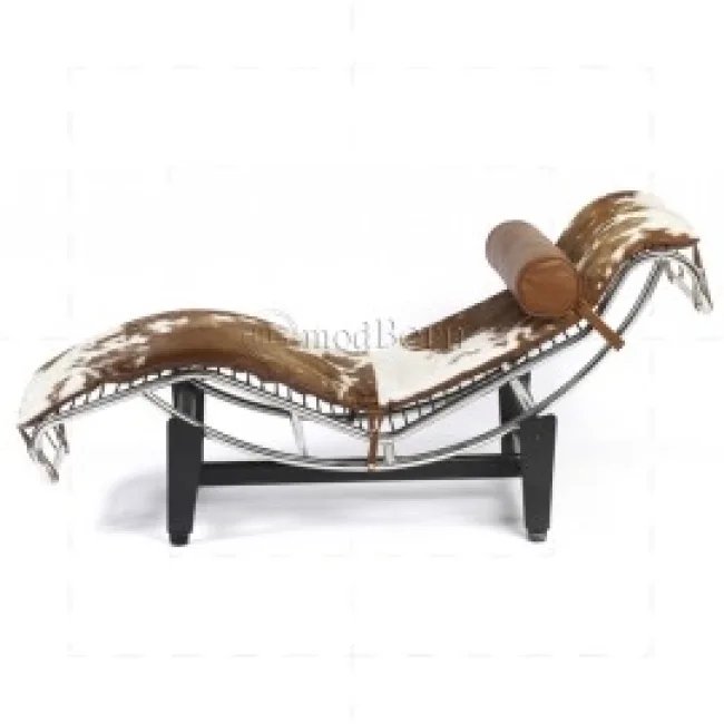 Le Corbusier Style LC4 Chaise Longue – Pony Leather | Modborn — image 3
