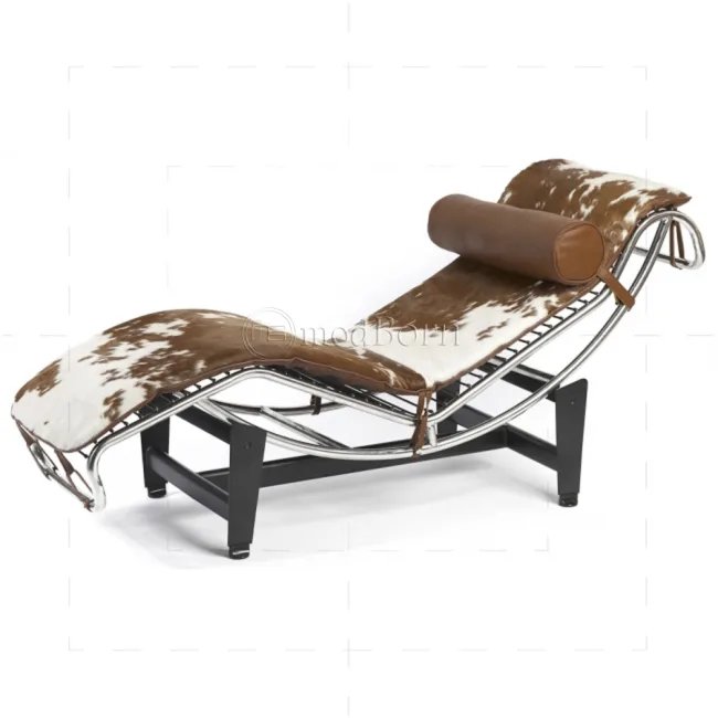 Le Corbusier Style LC4 Chaise Longue – Pony Leather | Modborn — image 8
