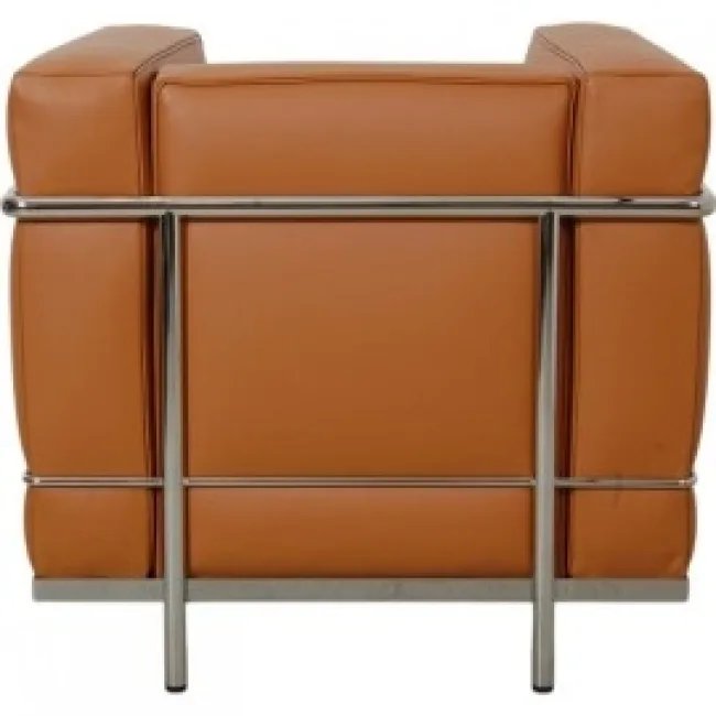 Le Corbusier Style LC2 Sofa 1-Sitzer Cognac Leder — image 2