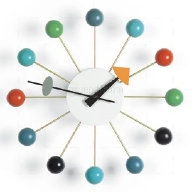George Nelson Style Ball Wall Clock