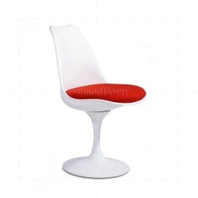 Eero Saarinen Style Tulip Chair White — Fauteuil Tulipe Blanc