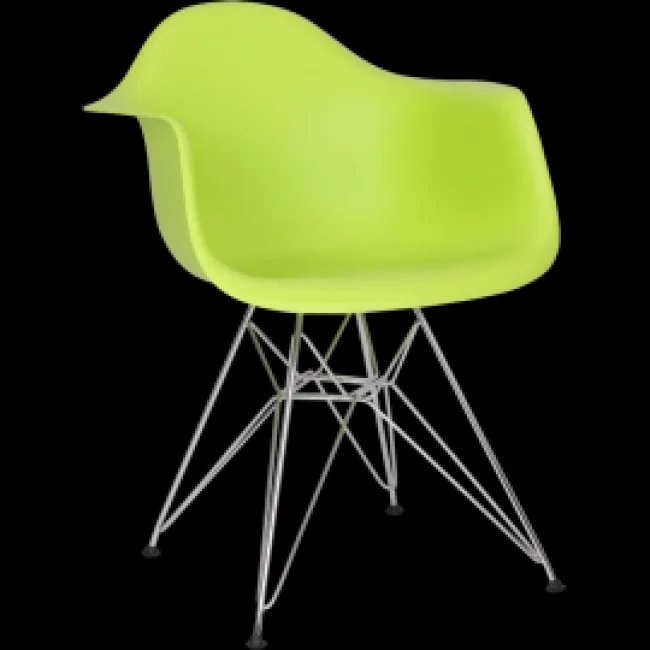 Eames Style Dining DAR Armlehnstuhl Grün - Modborn — image 2