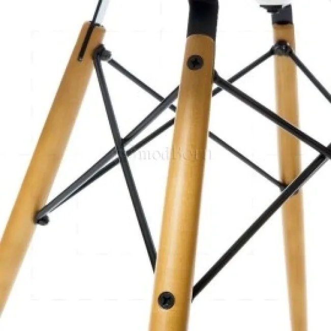 Eames Style Dining DAW Arm Chair — Negro — image 5