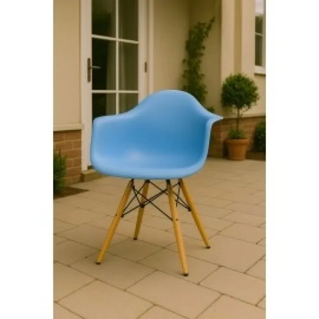 Fauteuil Eames Style DAW Bleu — Modborn — image 5