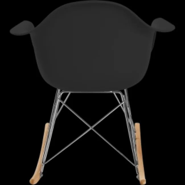 Eames Style RAR Schaukelsessel Schwarz — Modborn — image 4
