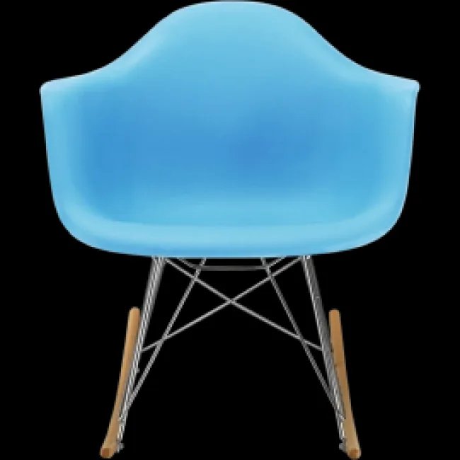 Eames RAR Schaukelsessel Blau — image 2
