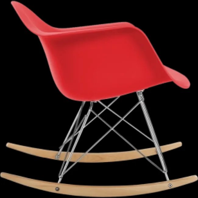 Eames RAR Schaukelsessel Rot — image 3