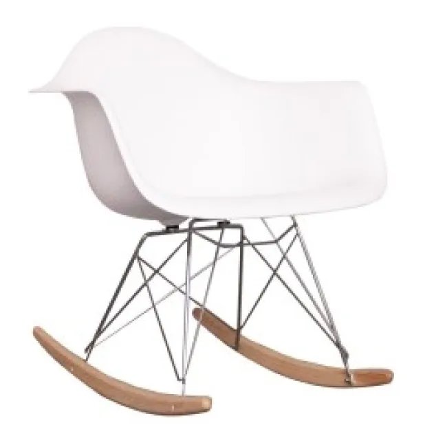 Fauteuil RAR basculant style Eames - Blanc