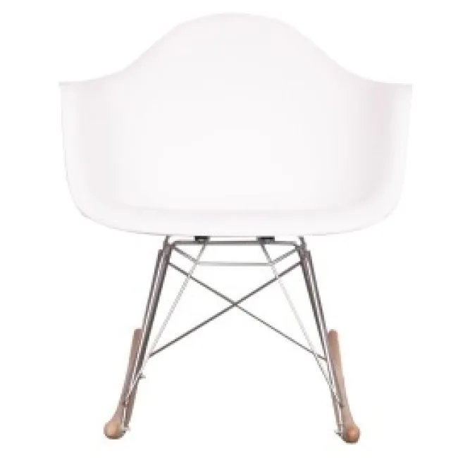 Eames Style RAR Schaukelsessel Weiß – Modborn — image 3