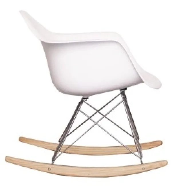 Eames Style RAR Schaukelsessel Weiß – Modborn — image 4