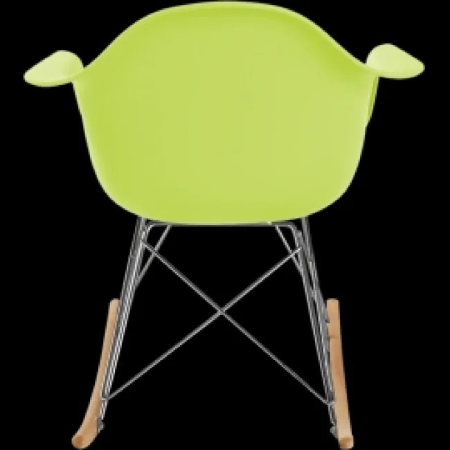 Eames Style RAR Schaukelsessel Grün — image 4
