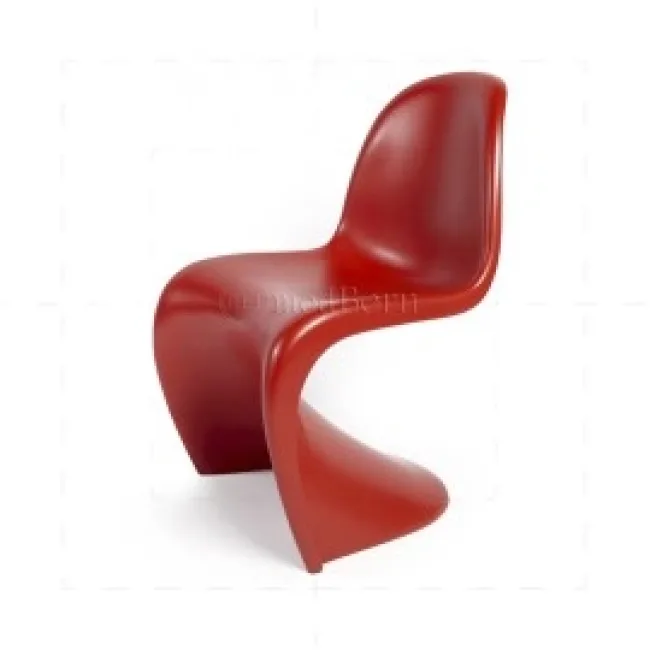Verner Panton Chair Red — Panton Replica Modern Moulded Chair