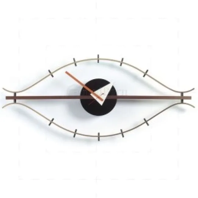 George Nelson Style Eye Wall Clock — Mid‑Century Modern Replica