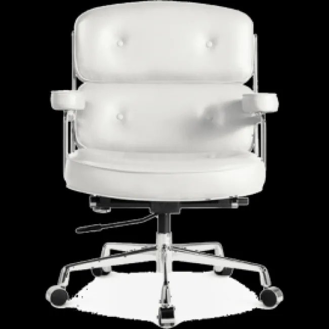 Fauteuil exécutif lobby cuir blanc — Modborn — image 2