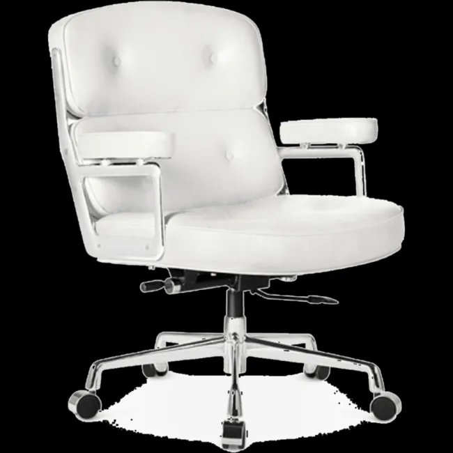 Fauteuil exécutif lobby cuir blanc — Modborn — image 6