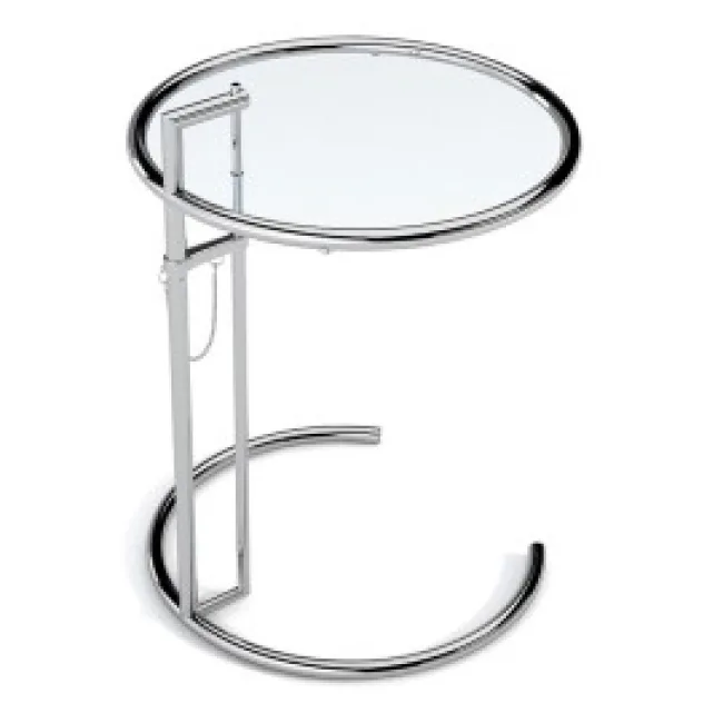 Eileen Gray E1027 Side Table — Stainless Steel