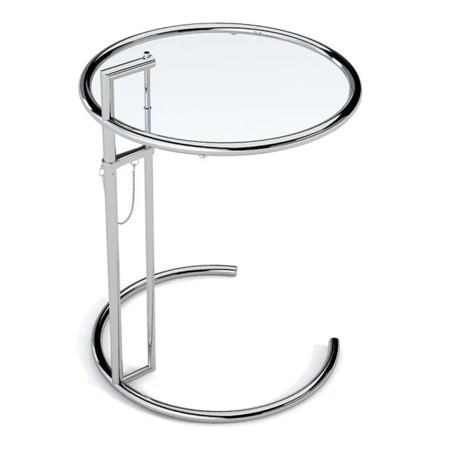 Eileen Gray E1027 Table d'appoint - Acier inoxydable — image 2